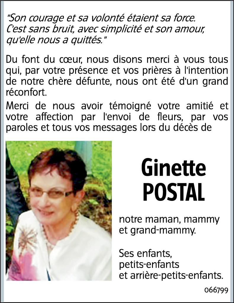 Ginette POSTAL