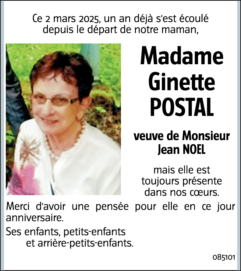 Ginette POSTAL