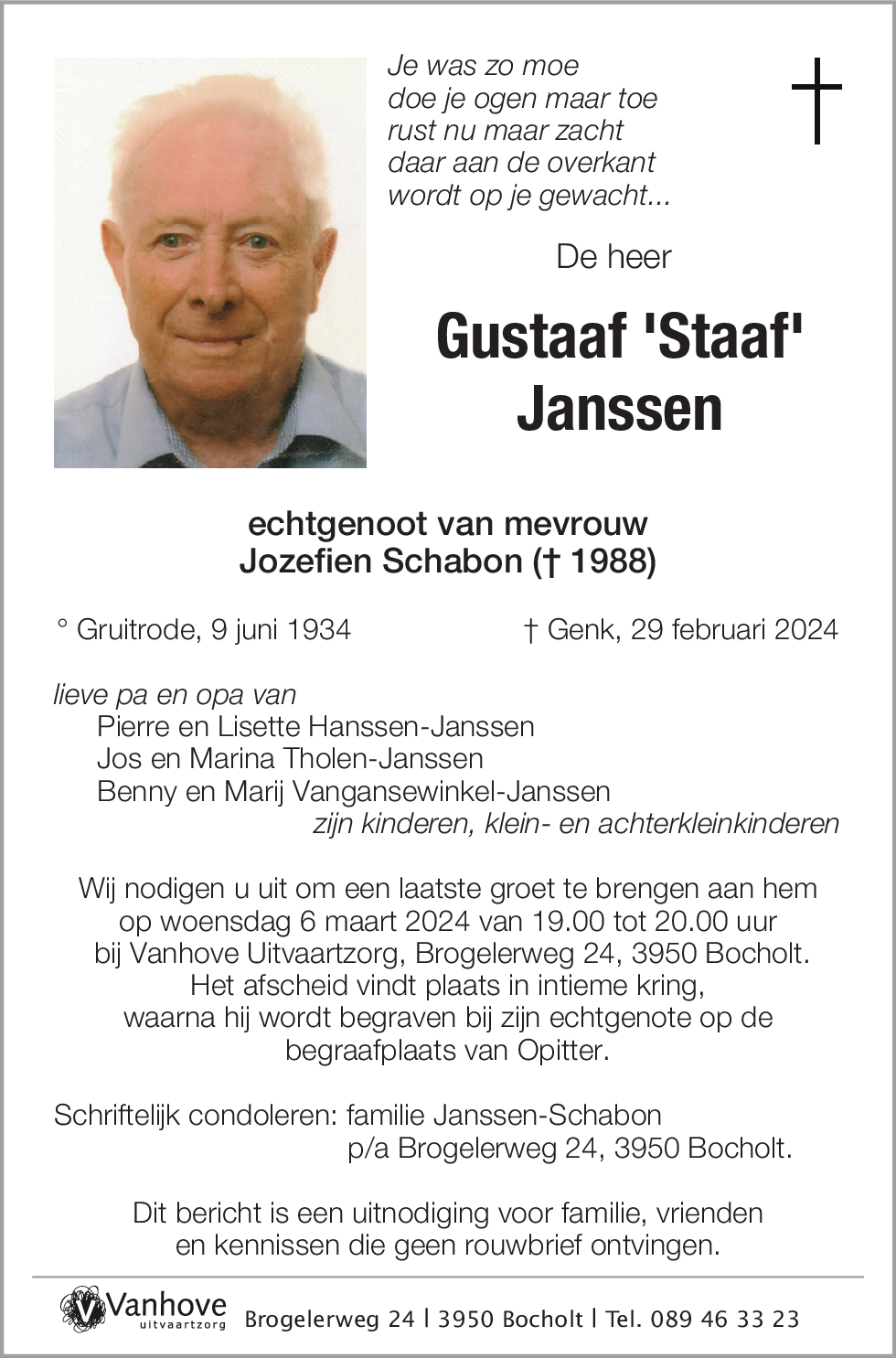 Gustaaf 'Staaf' Janssen
