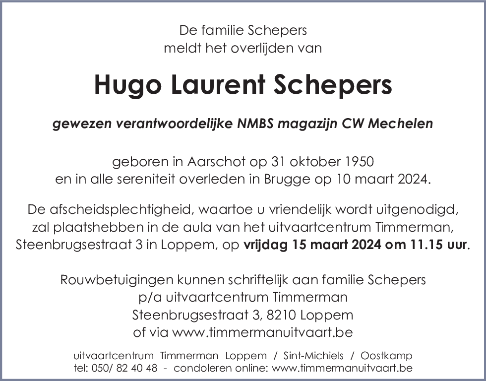 Hugo Laurent Schepers