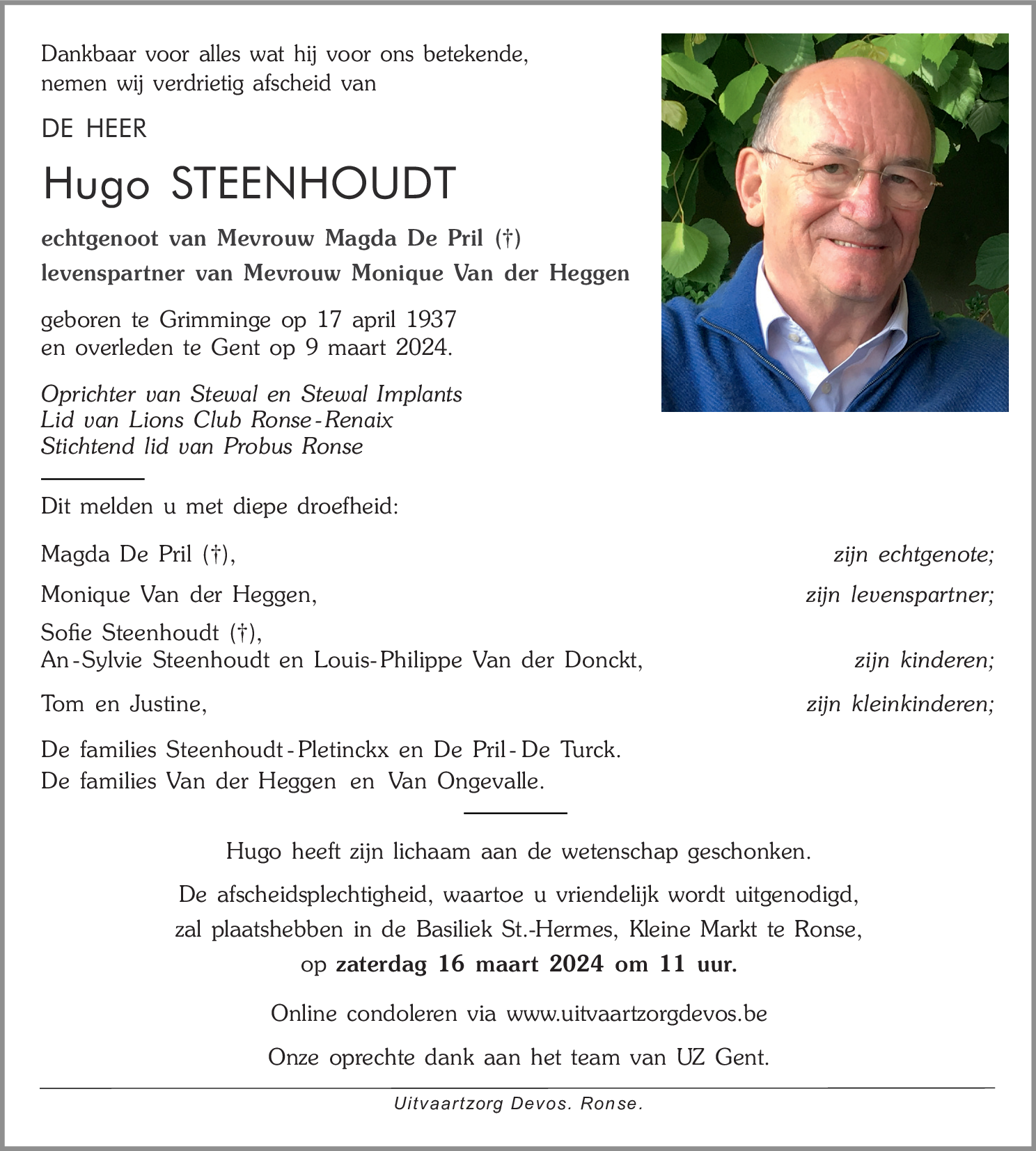 Hugo Steenhoudt