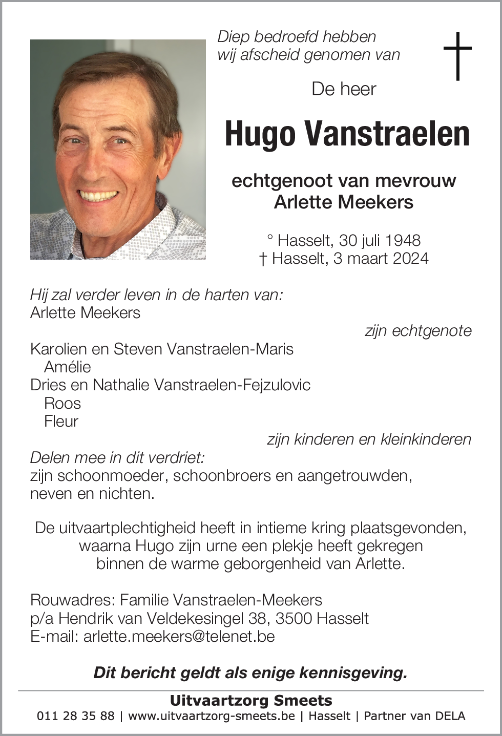 Hugo Vanstraelen