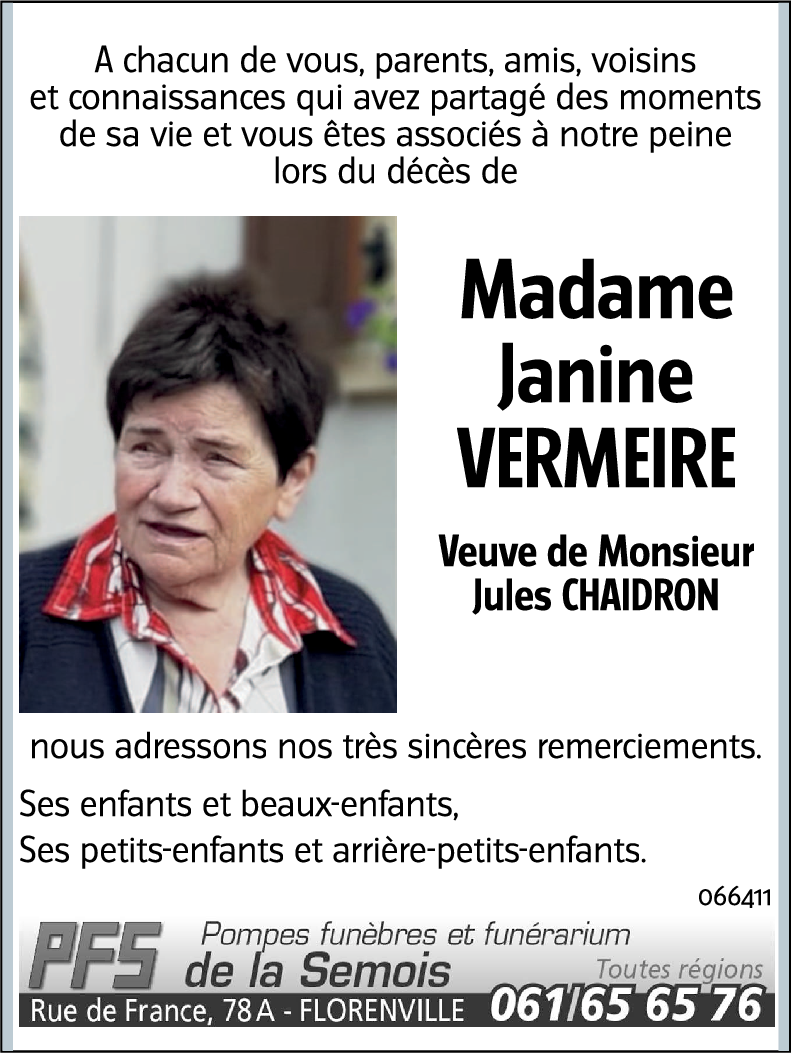 Janine VERMEIRE