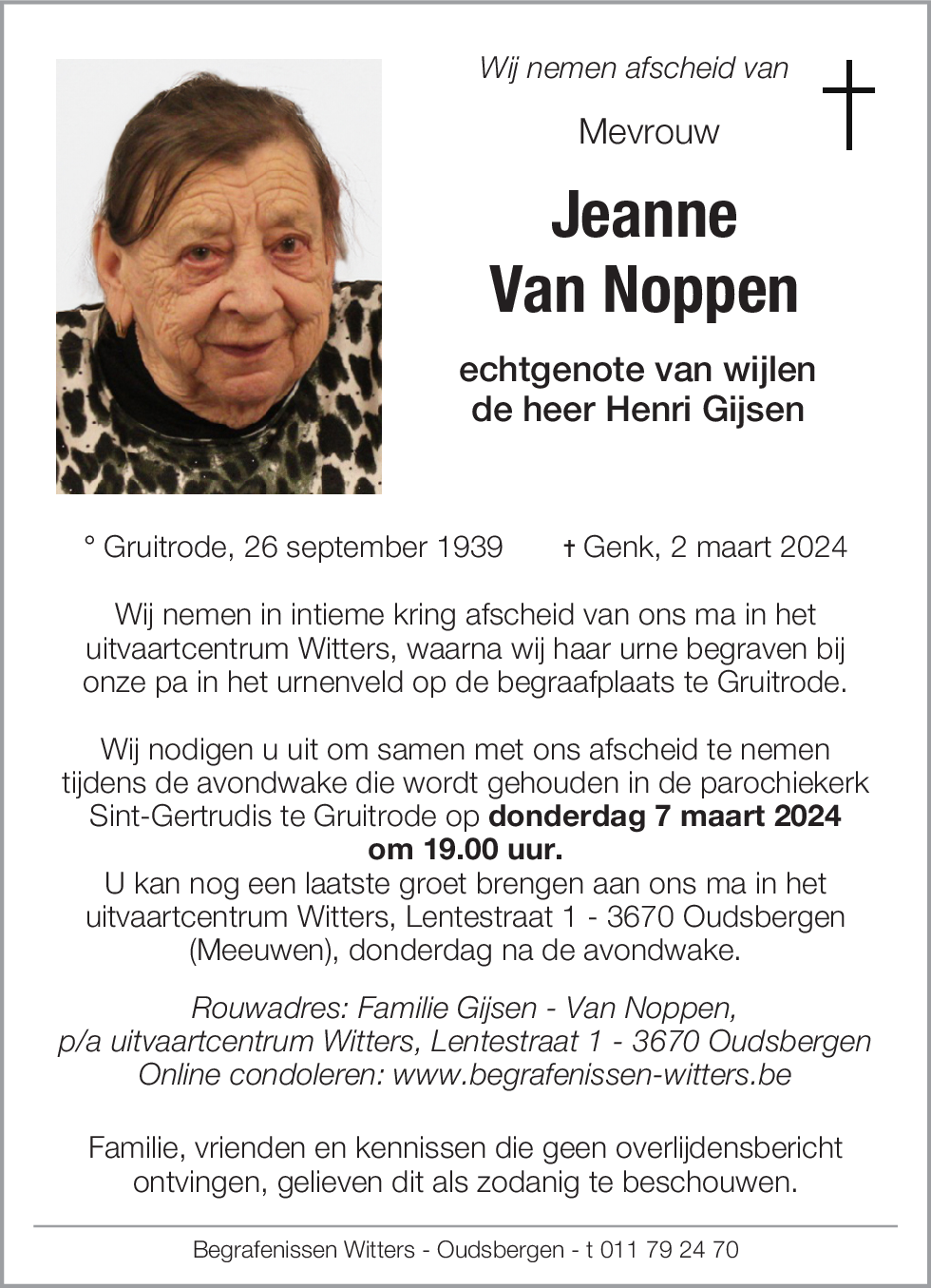 Jeanne Van Noppen