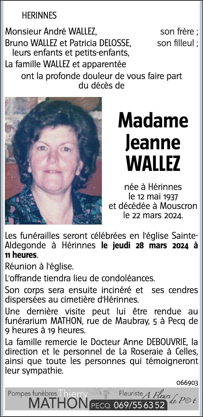 Jeanne WALLEZ