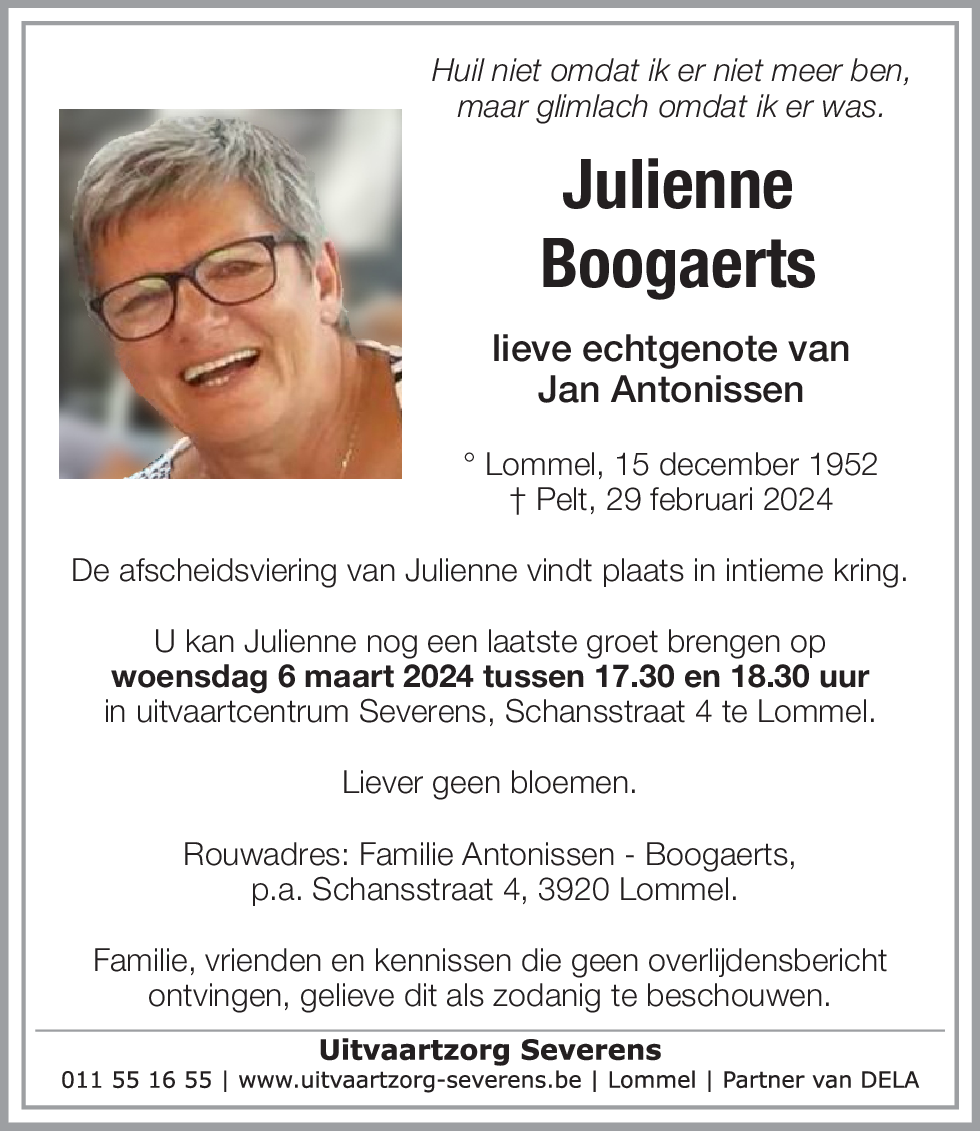 Julienne Boogaerts