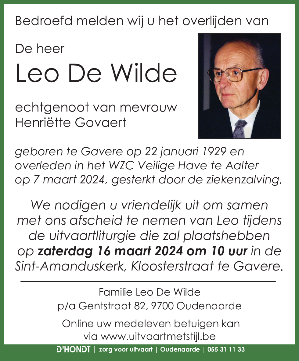 Leo De Wilde