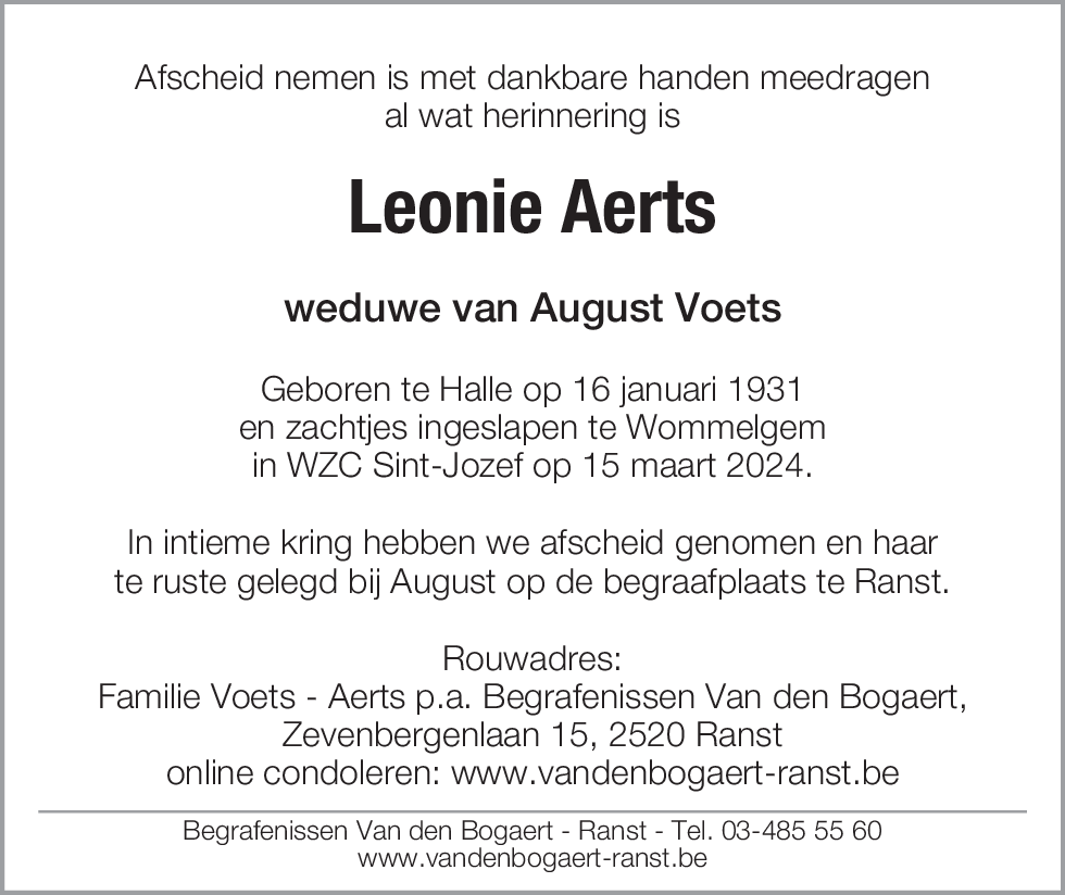 Leonie Aerts