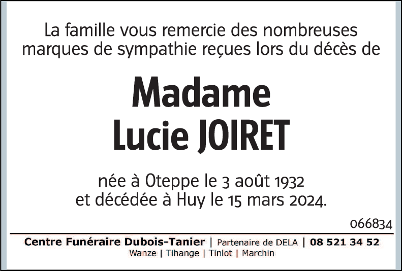 Lucie JOIRET