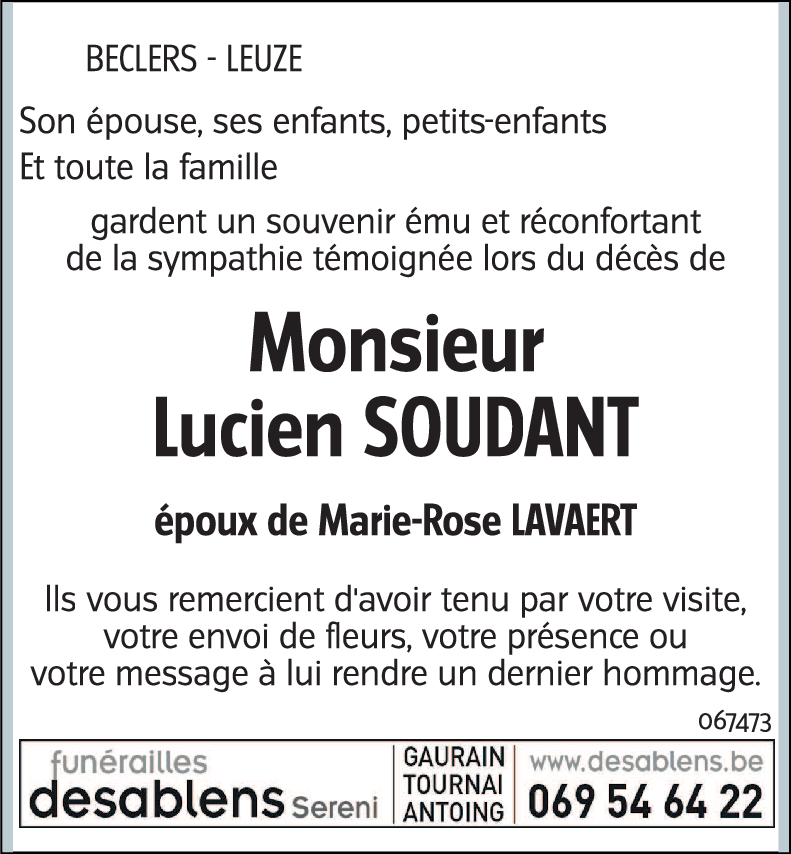 Lucien SOUDANT