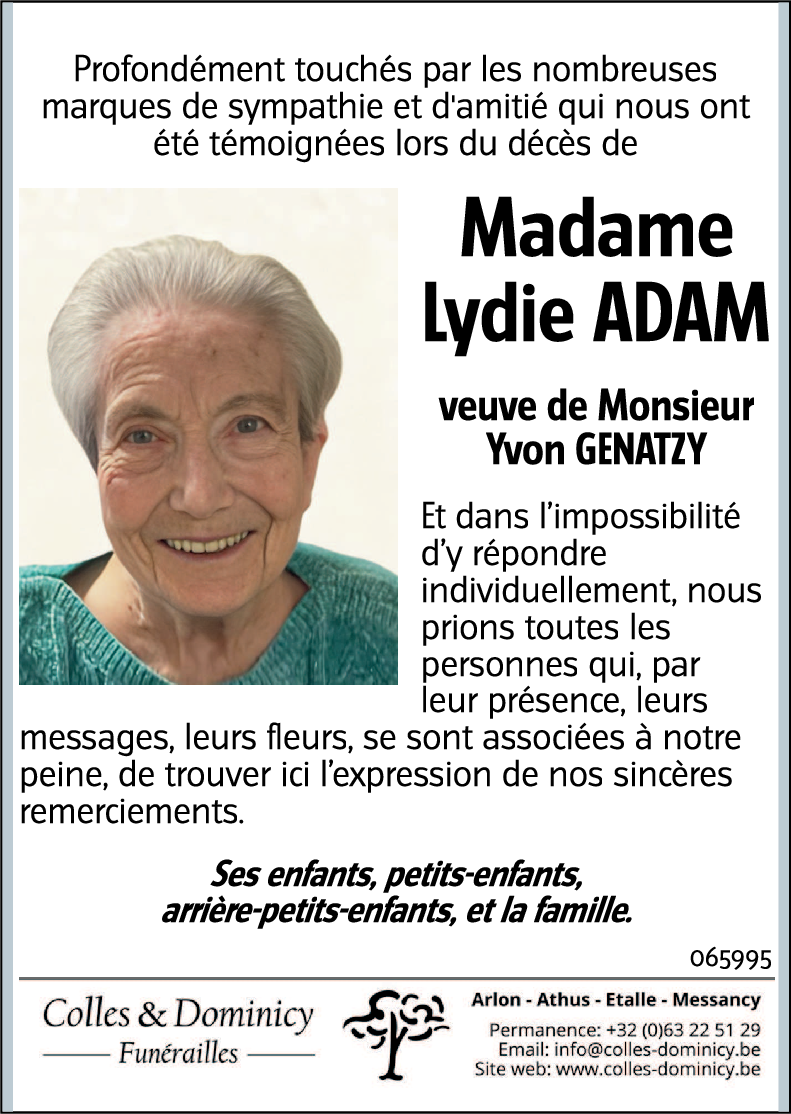 Lydie ADAM