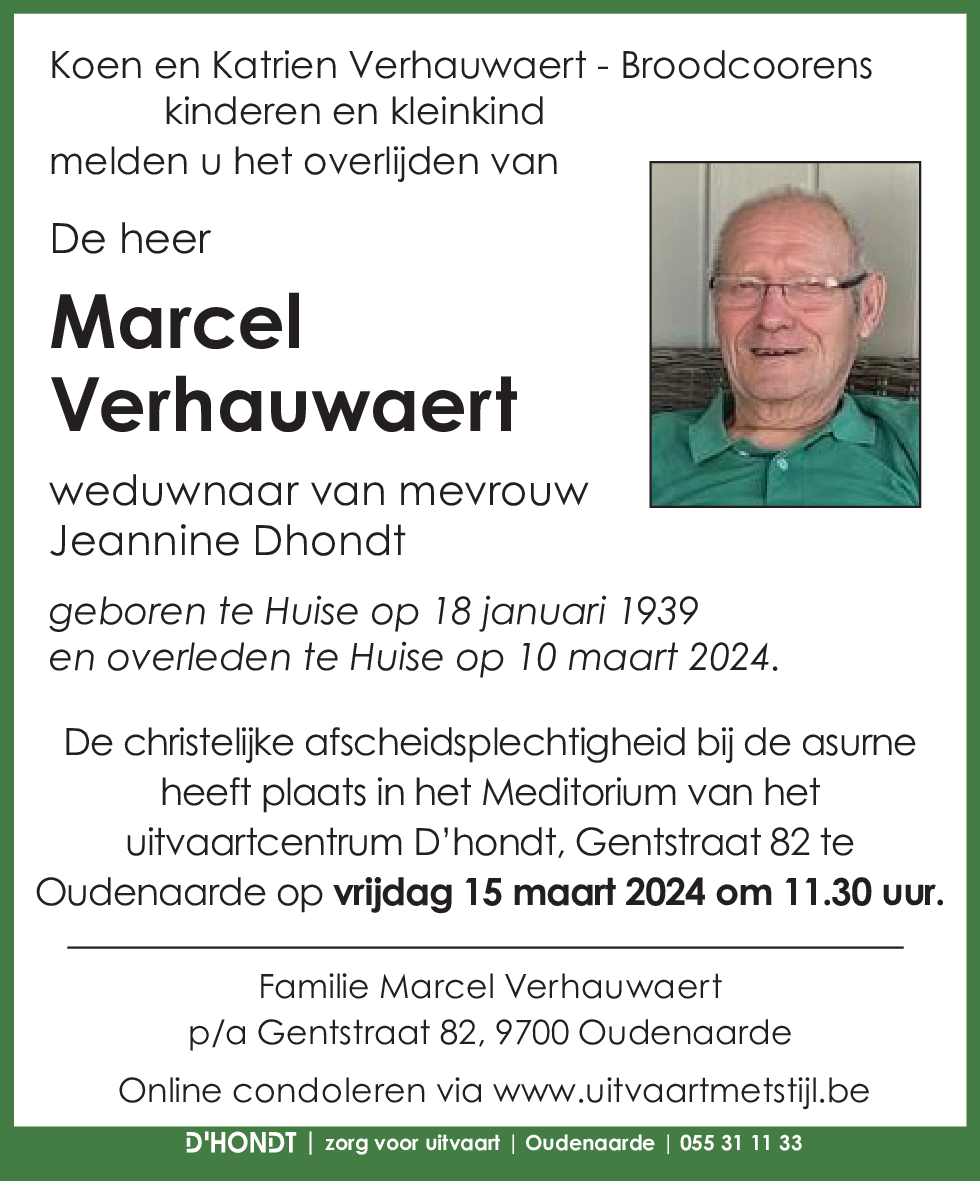 Marcel Verhauwaert