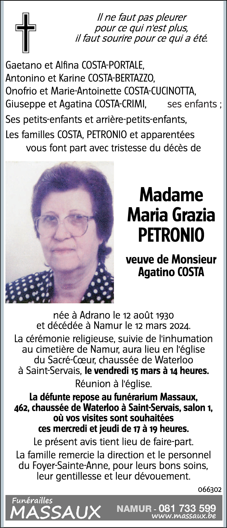 Maria Grazia PETRONIO