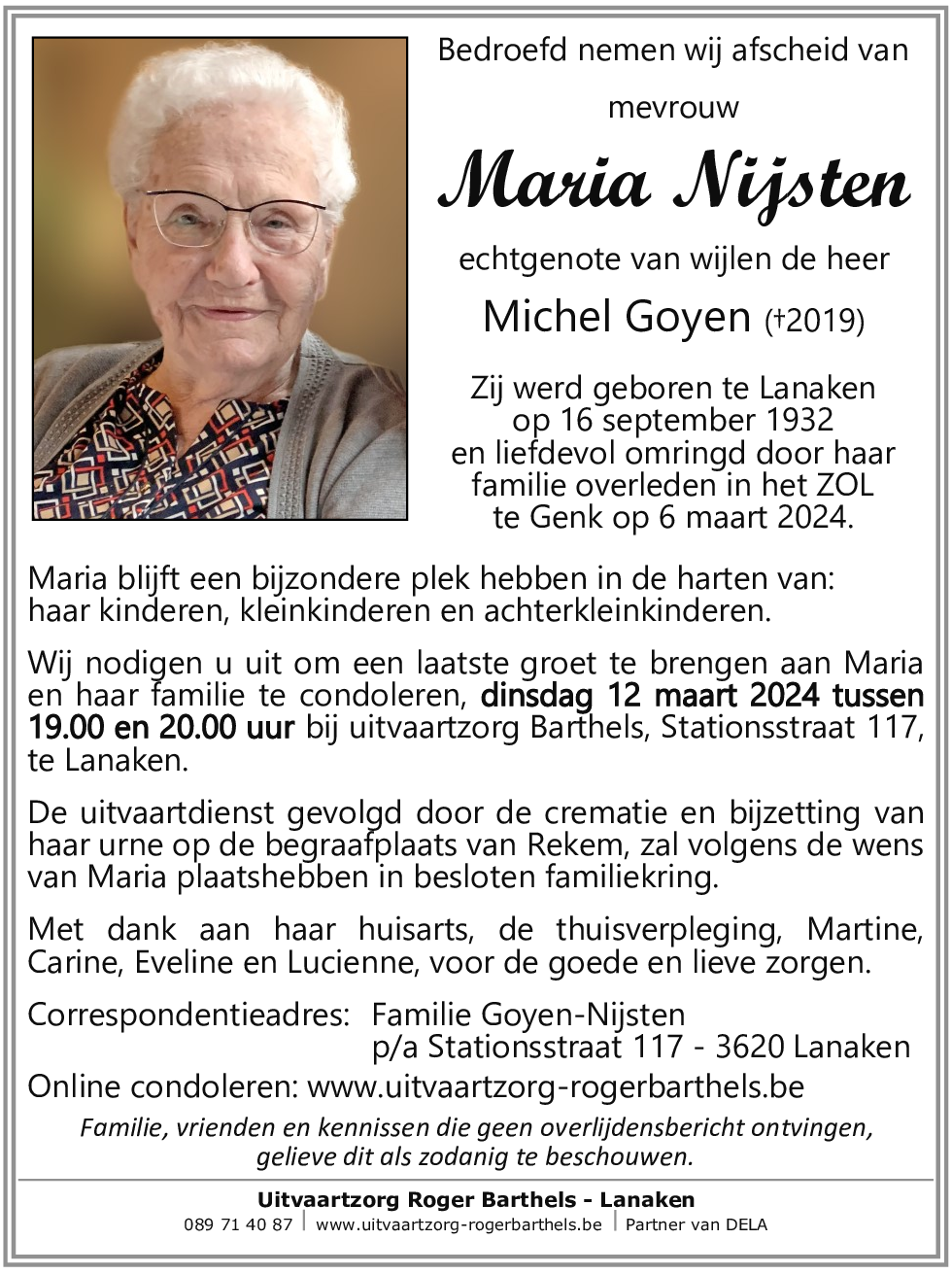 Maria Nijsten