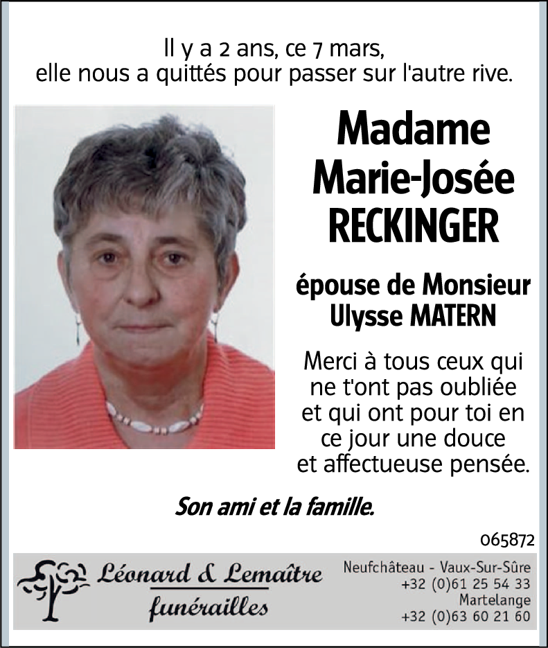 Marie-Josée RECKINGER