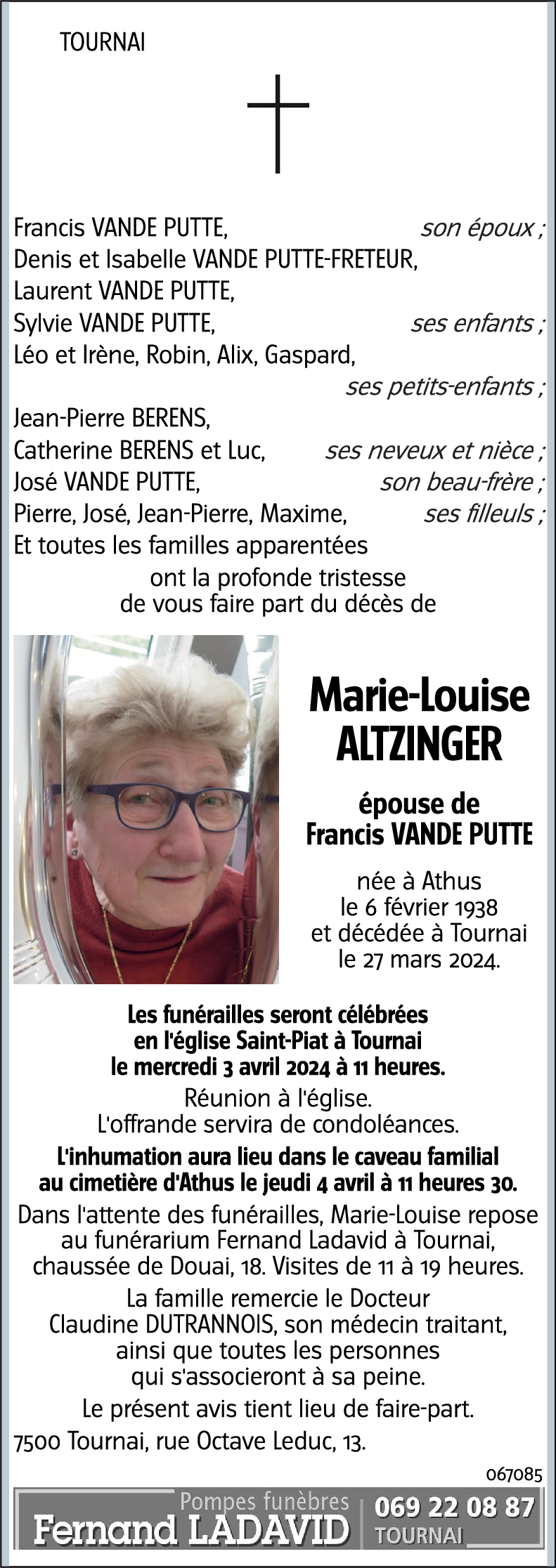 Marie-Louise ALTZINGER