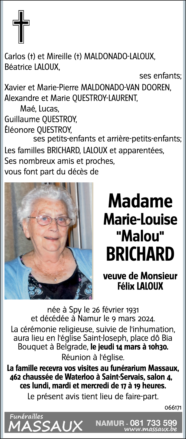 Marie-Louise BRICHARD