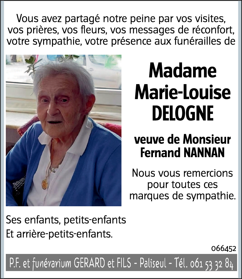 Marie-Louise DELOGNE