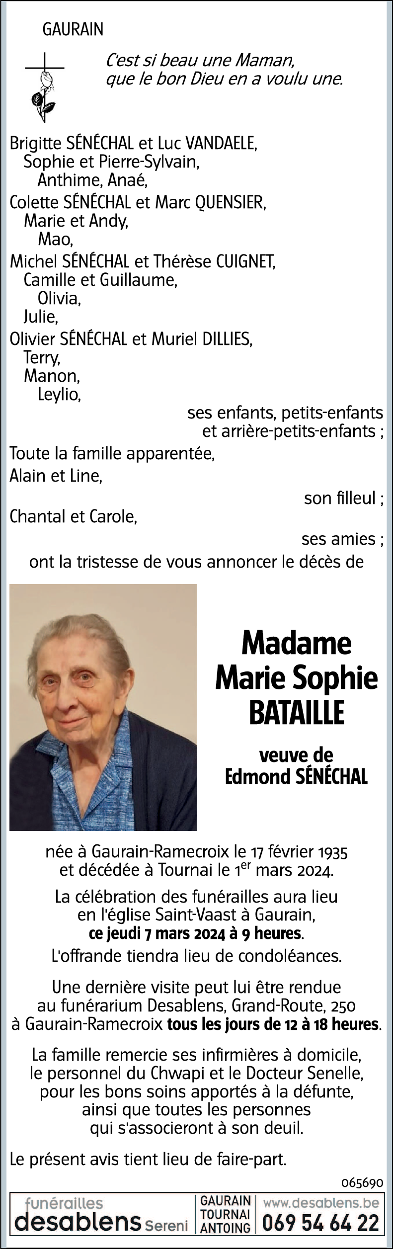 Marie Sophie BATAILLE