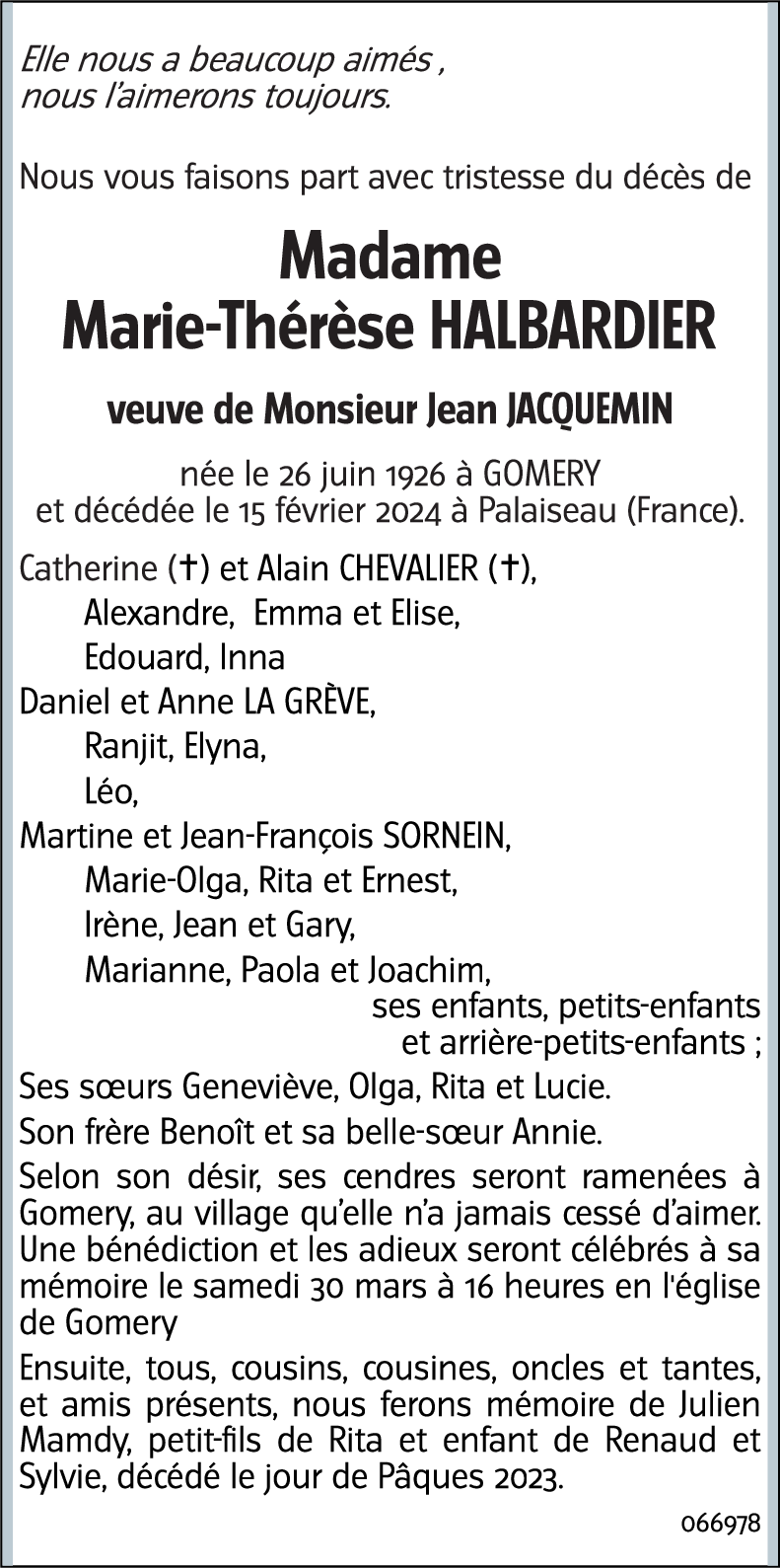 Marie-Thérèse Halbardier