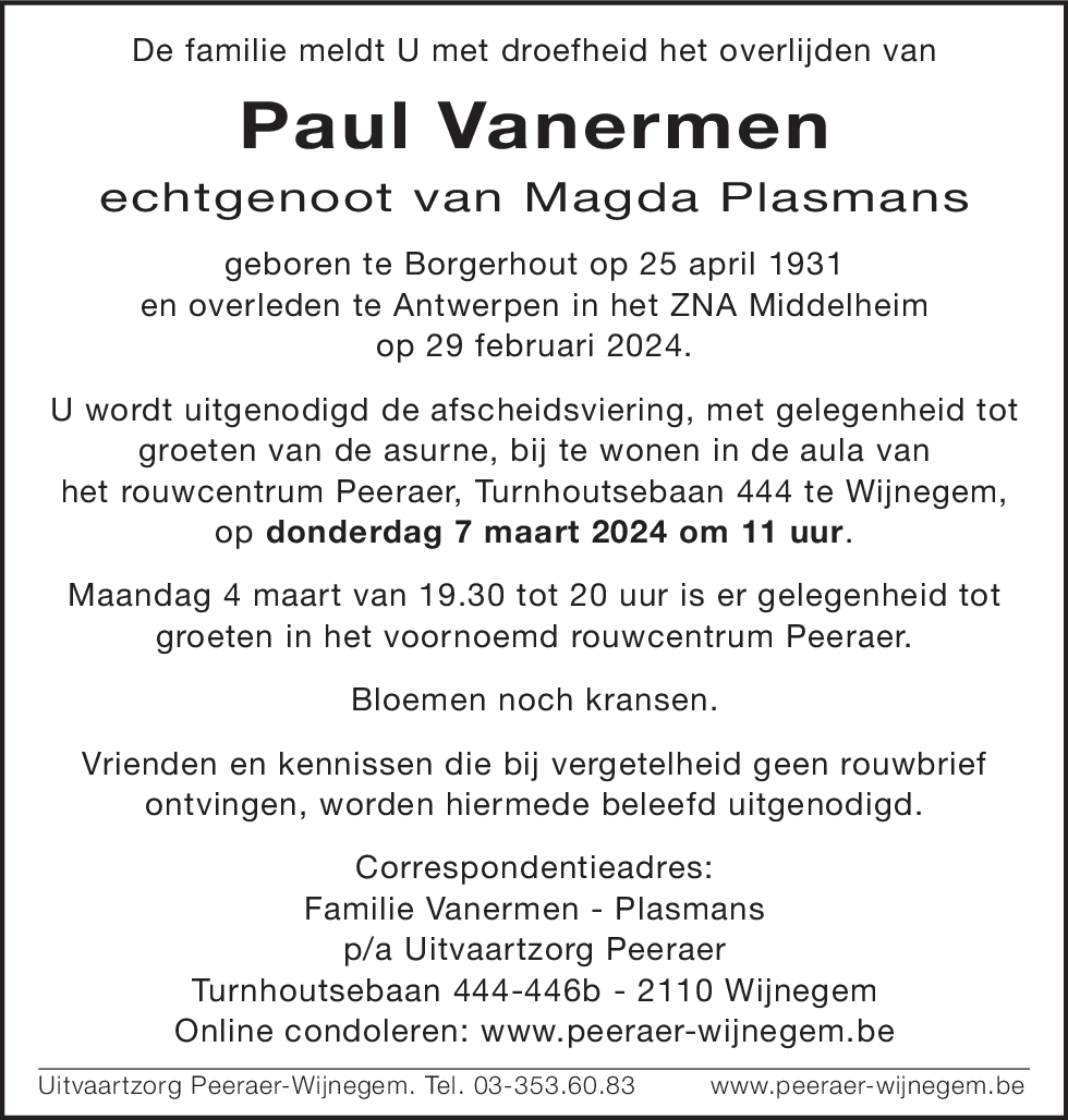 Paulus Vanermen