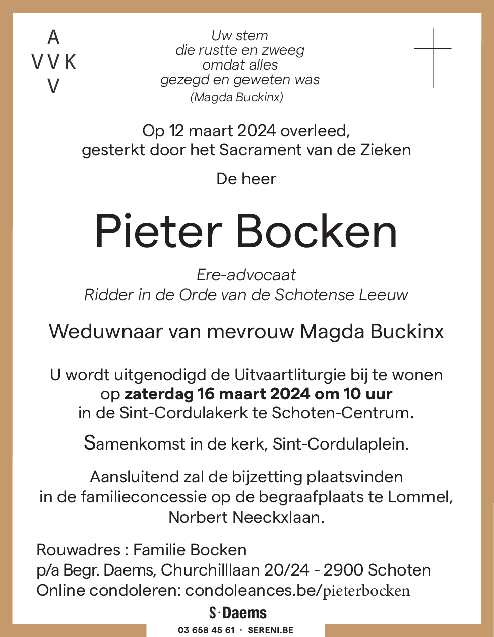 Pieter BOCKEN
