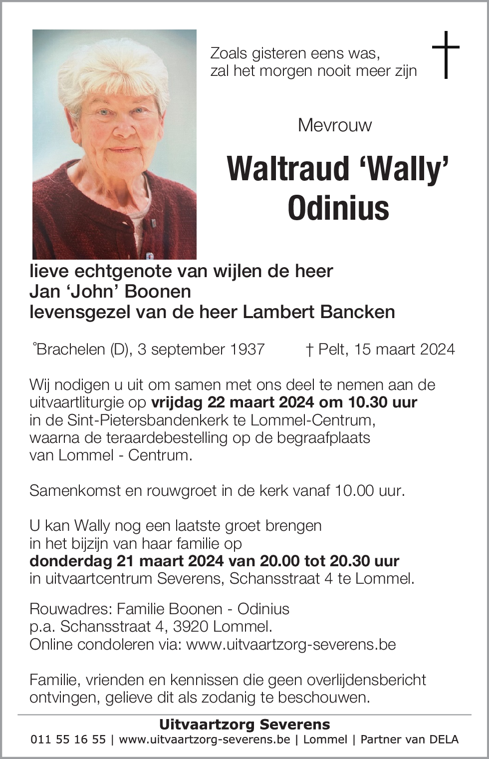 Waltraud ‘Wally’ Odinius