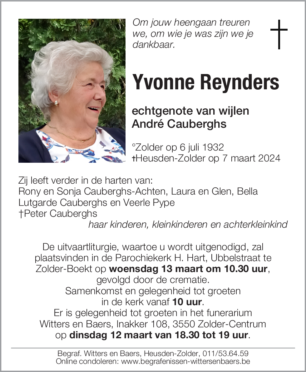 Yvonne Reynders