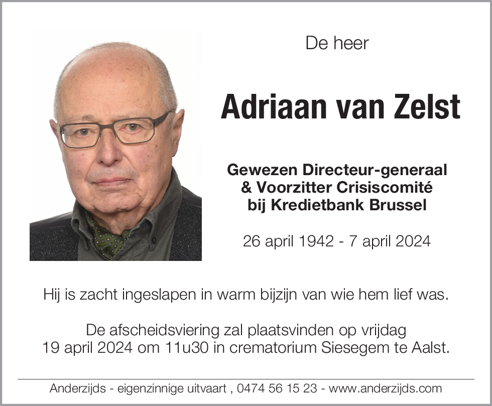 Adriaan van Zelst