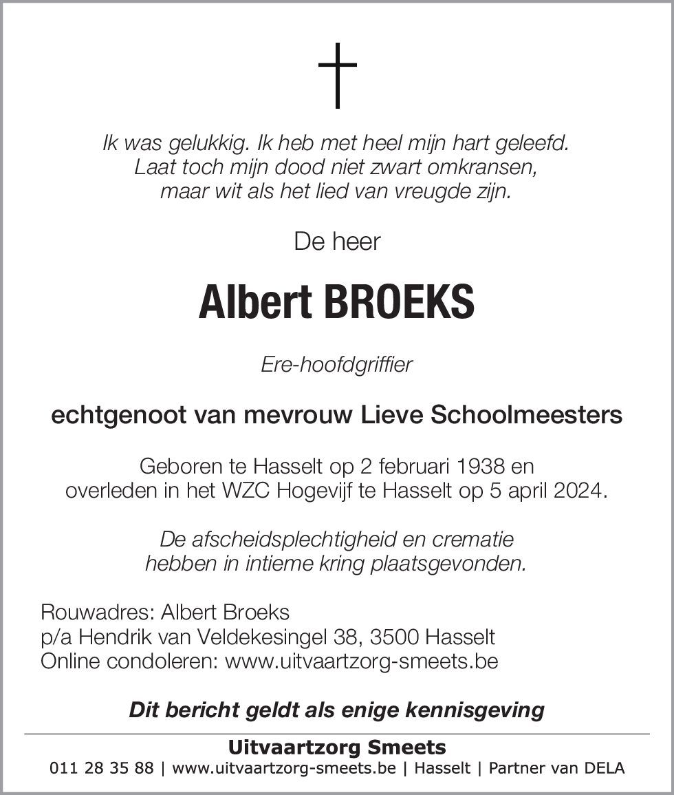 Albert Broeks