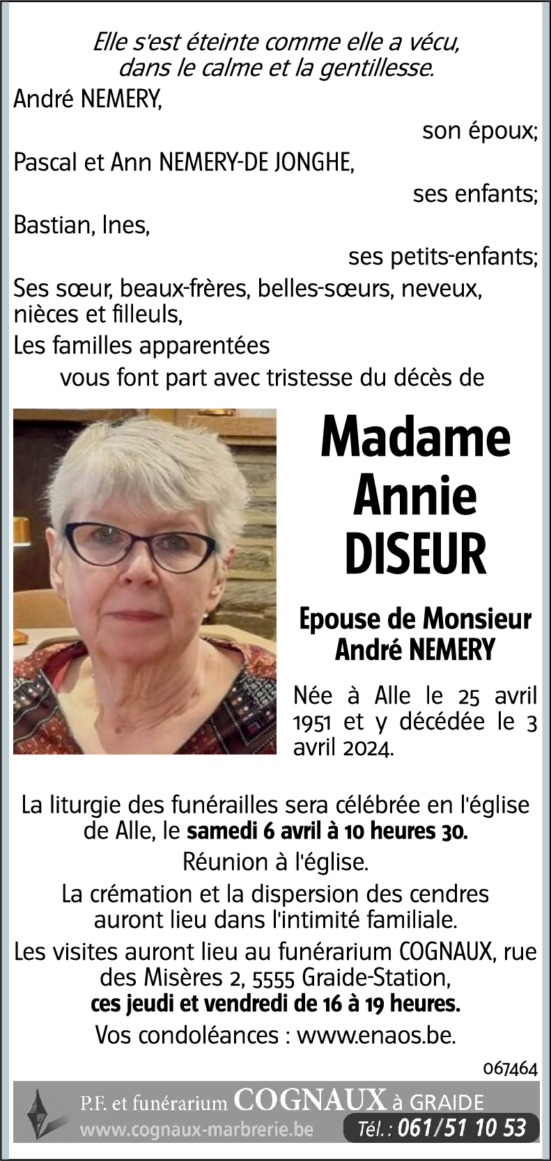 Annie DISEUR