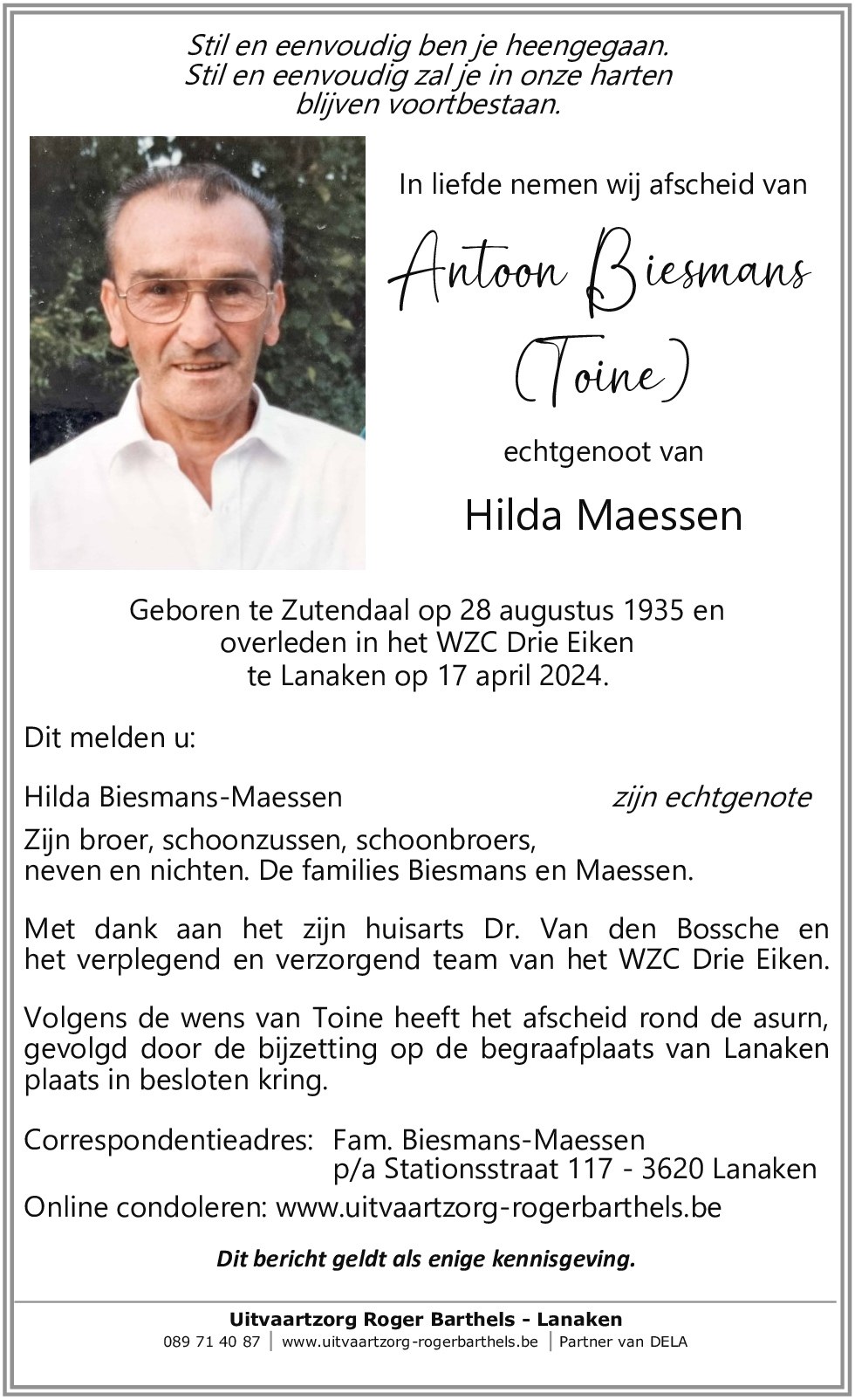 Antoon Biesmans