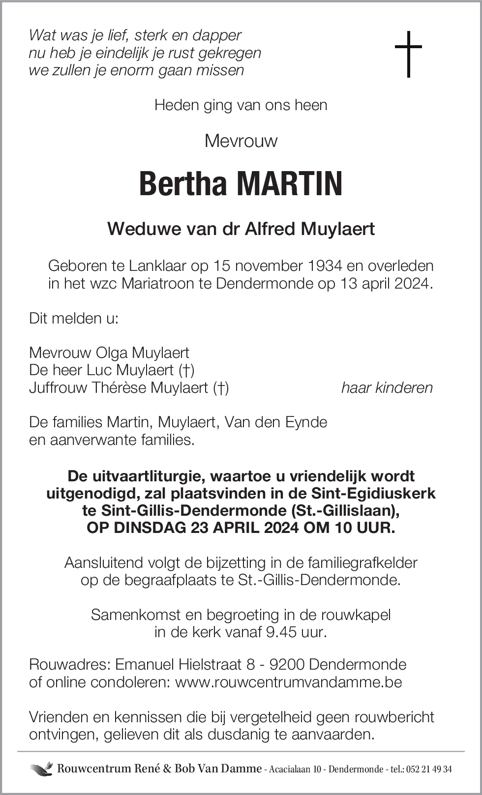 Bertha Martin