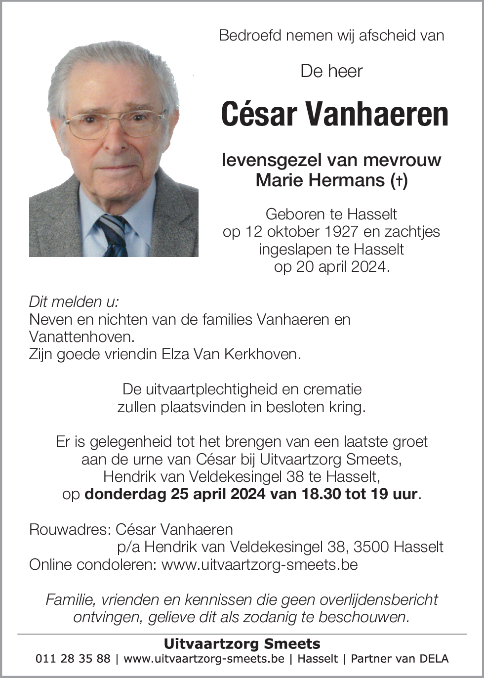 César Vanhaeren