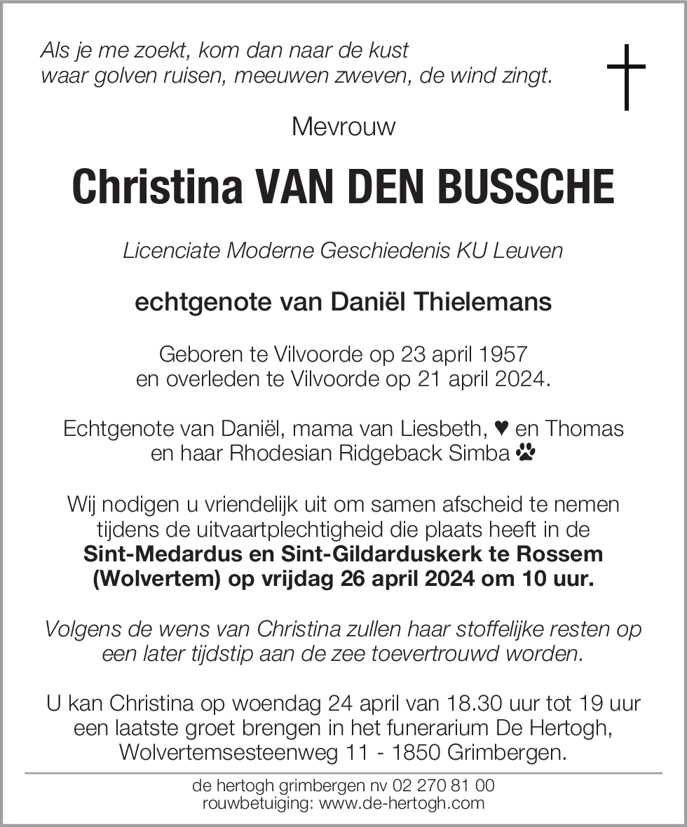 Christina Van den Bussche