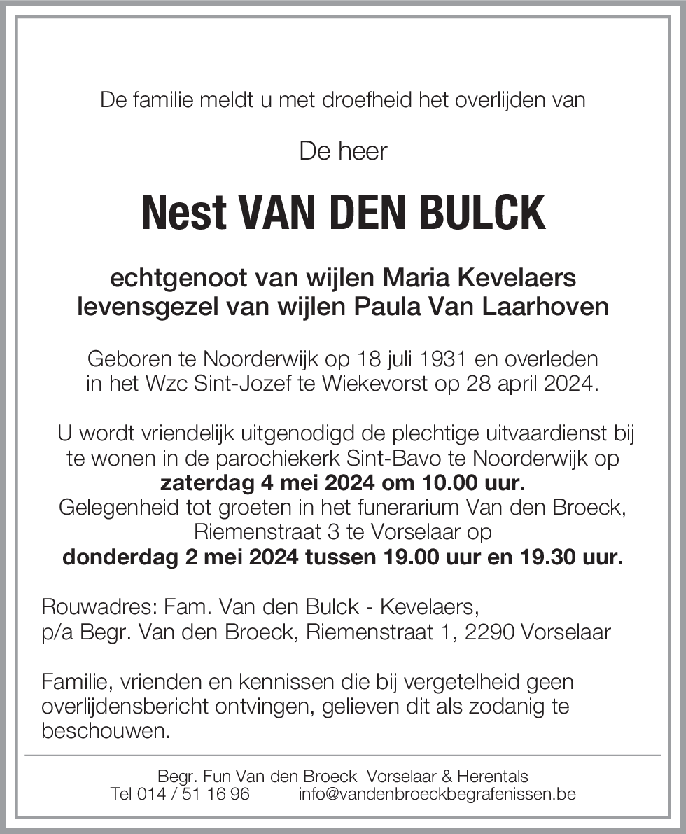 Ernest Van den Bulck