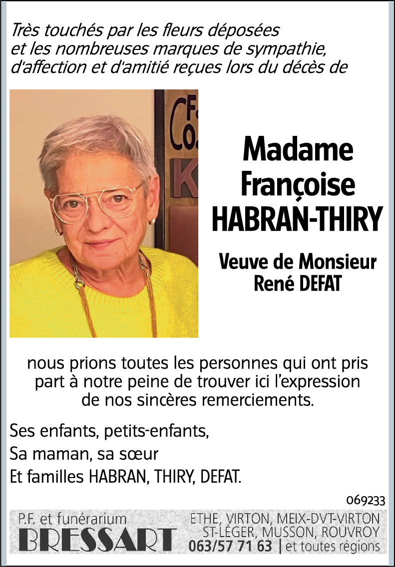 Françoise HABRAN-THIRY