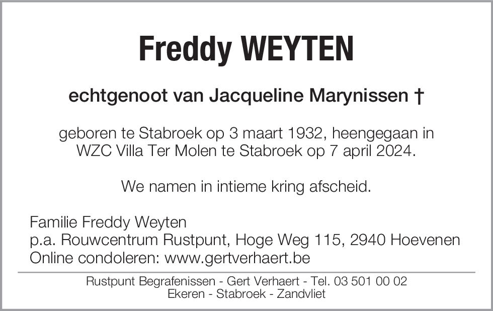 Freddy Weyten