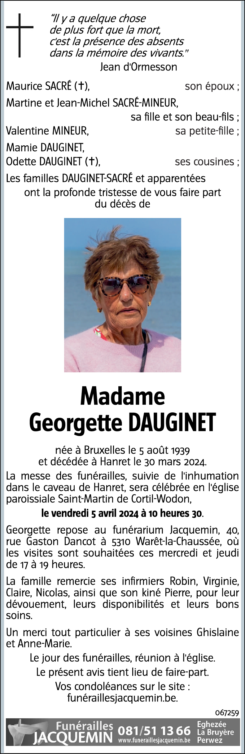 Georgette DAUGINET