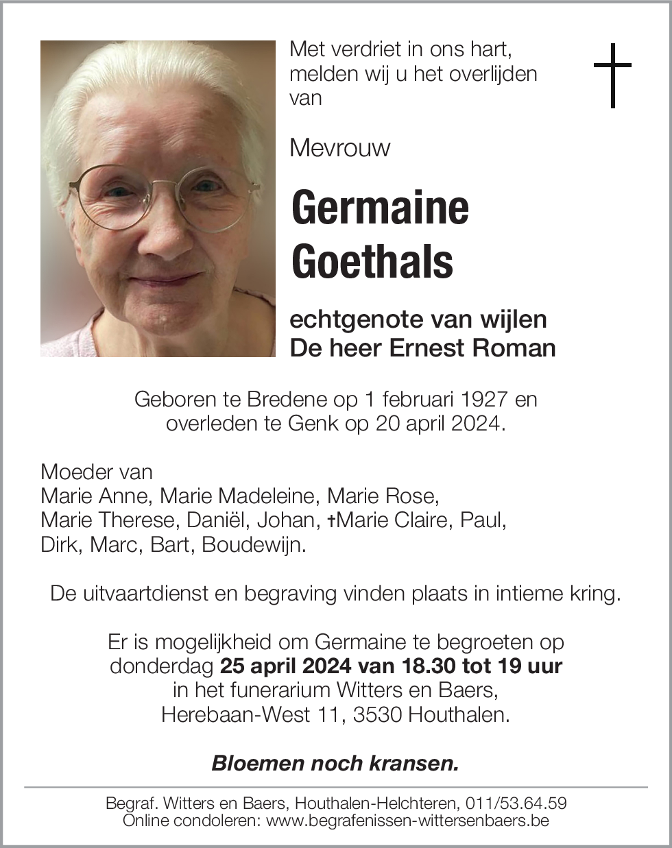Germaine Goethals