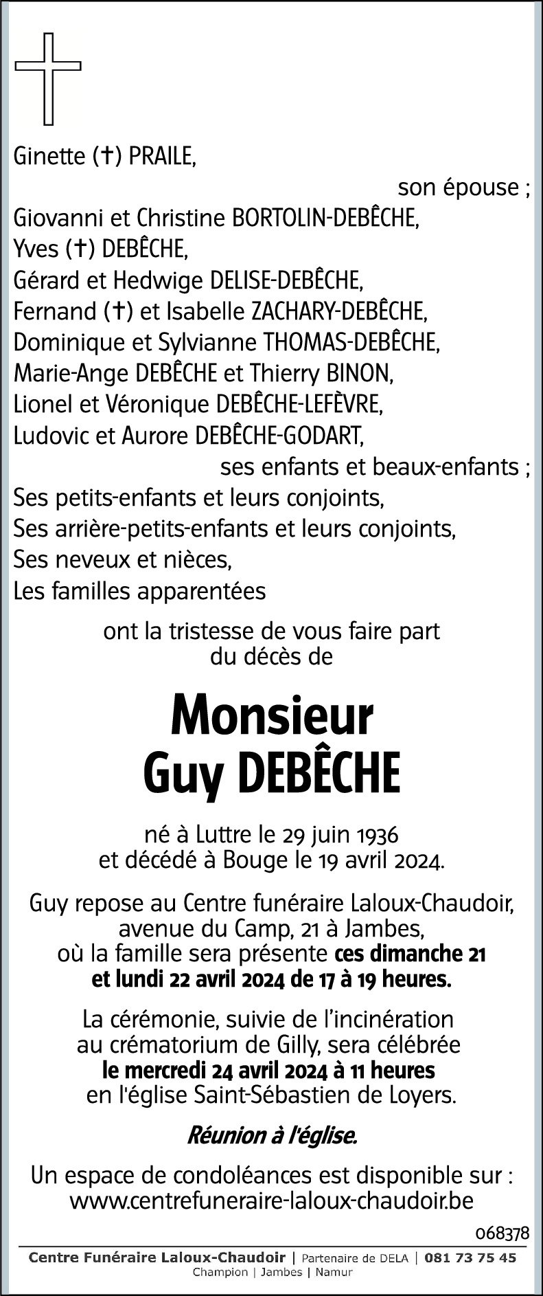 Guy DEBÊCHE
