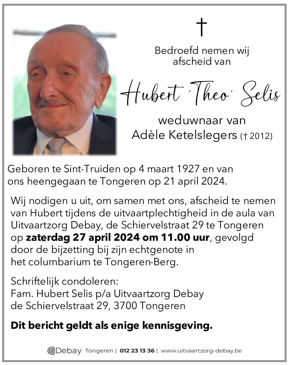 Hubert 'Theo' Selis