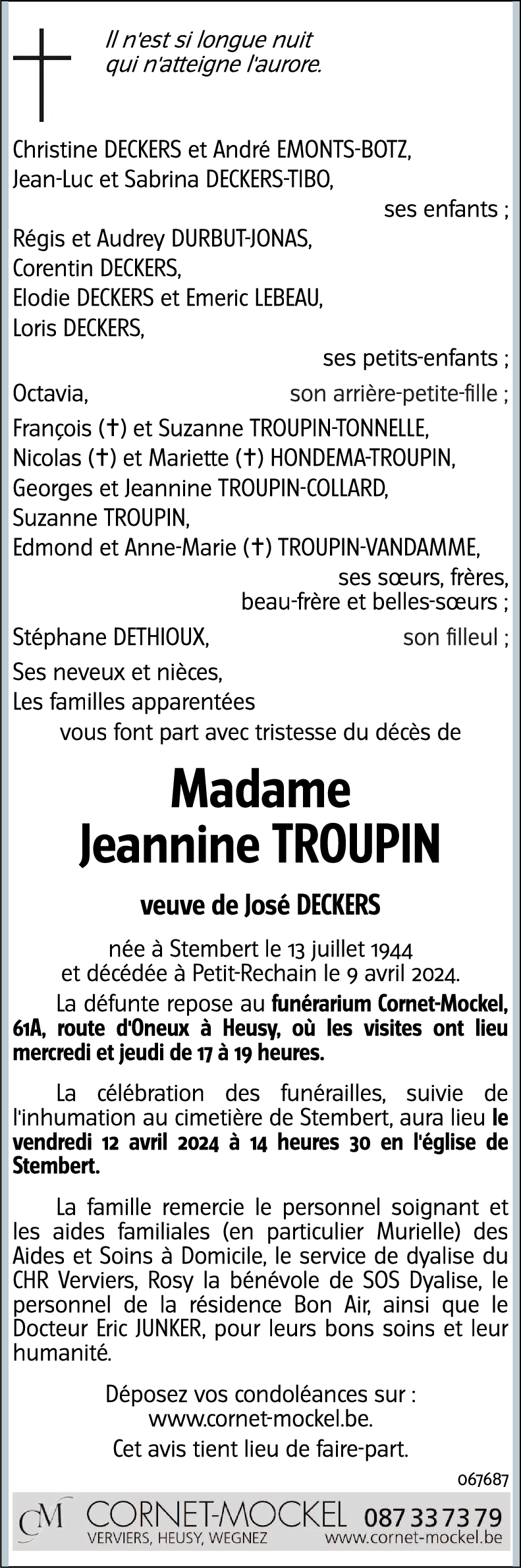 Jeannine TROUPIN