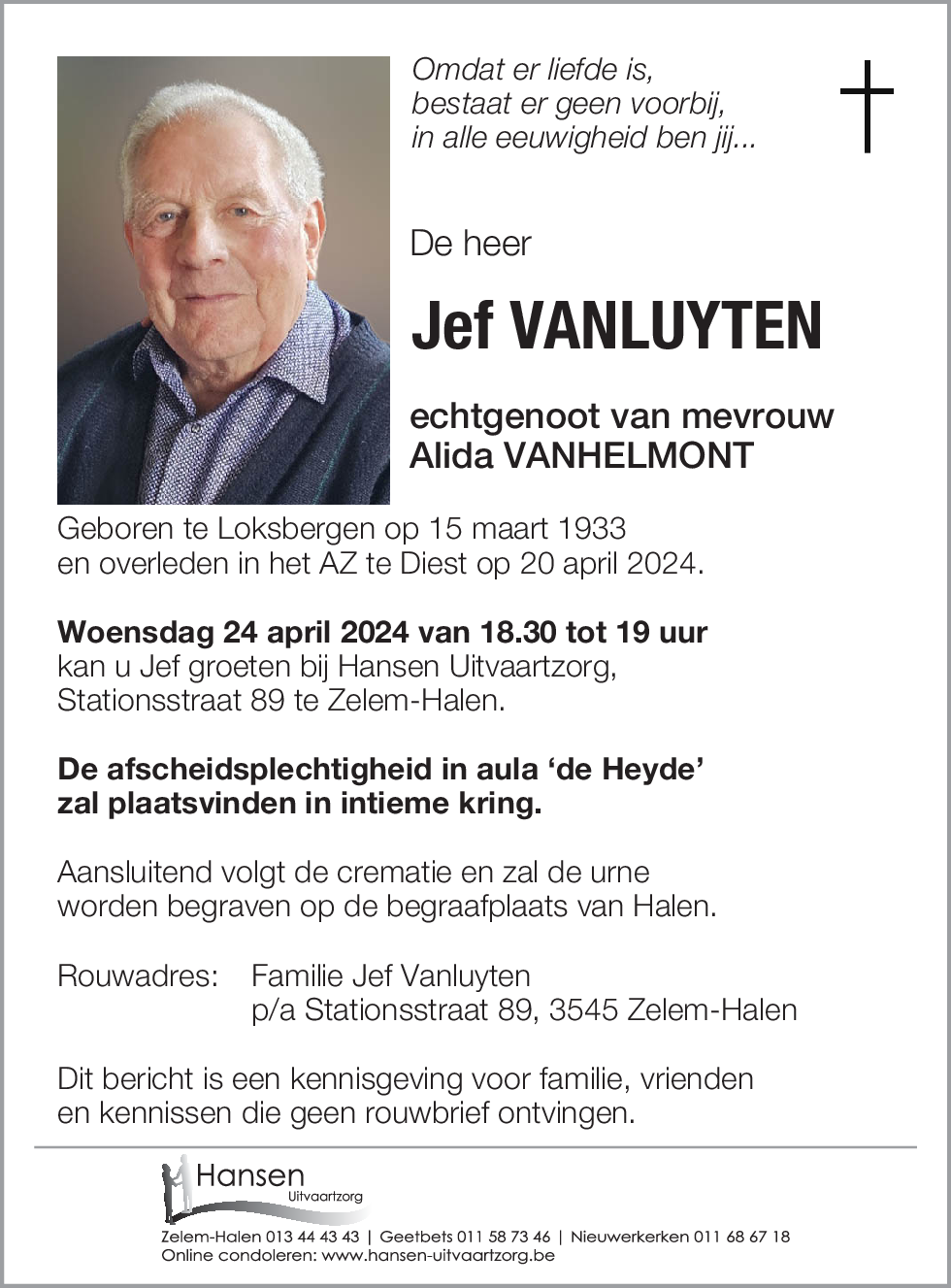 Jef VANLUYTEN