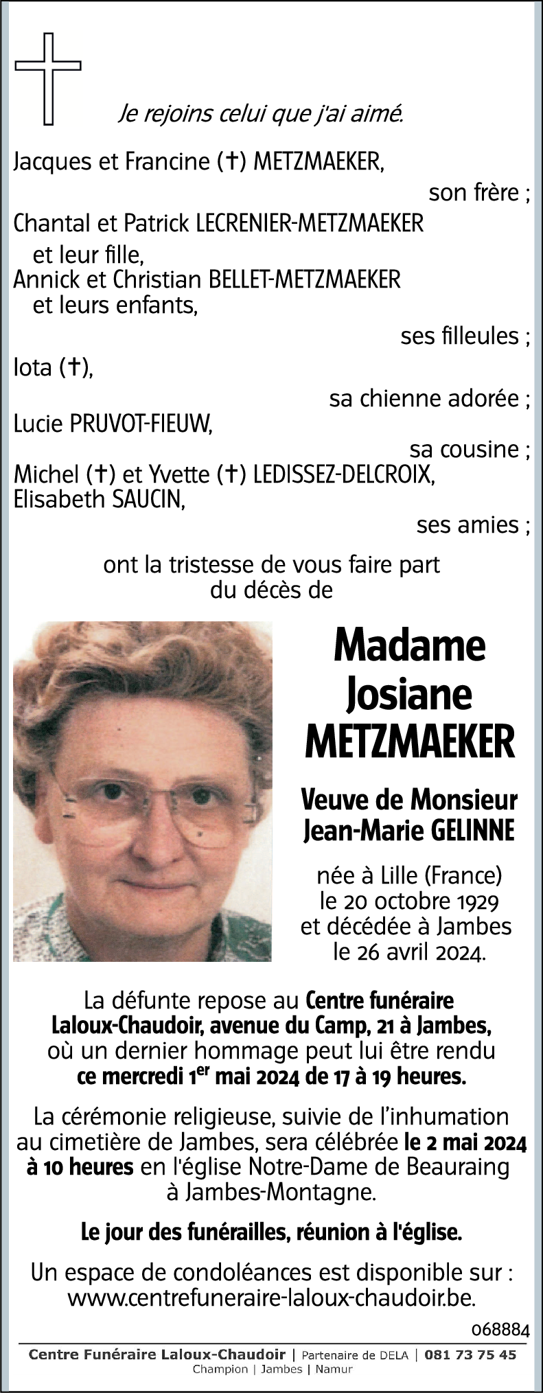 Josiane METZMAEKER