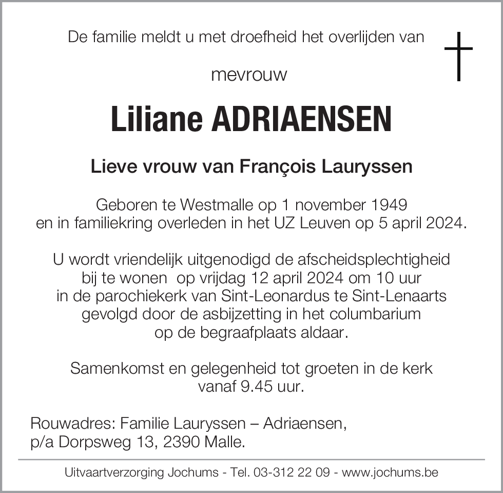 Liliane Adriaensen