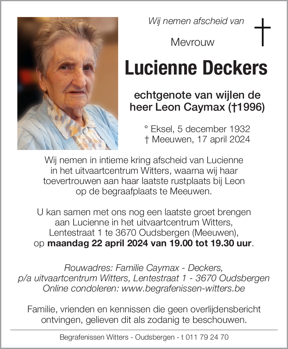 Lucienne Deckers