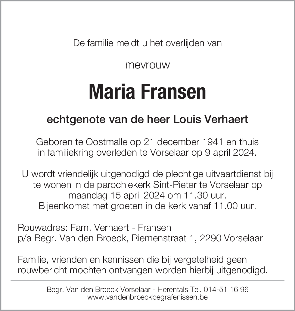 Maria Fransen