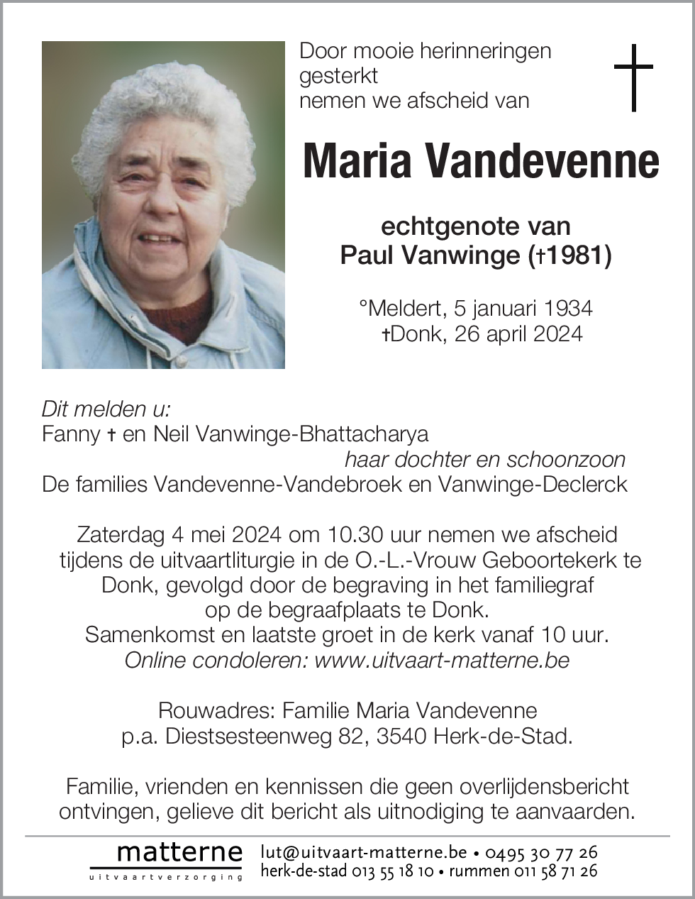Maria Vandevenne