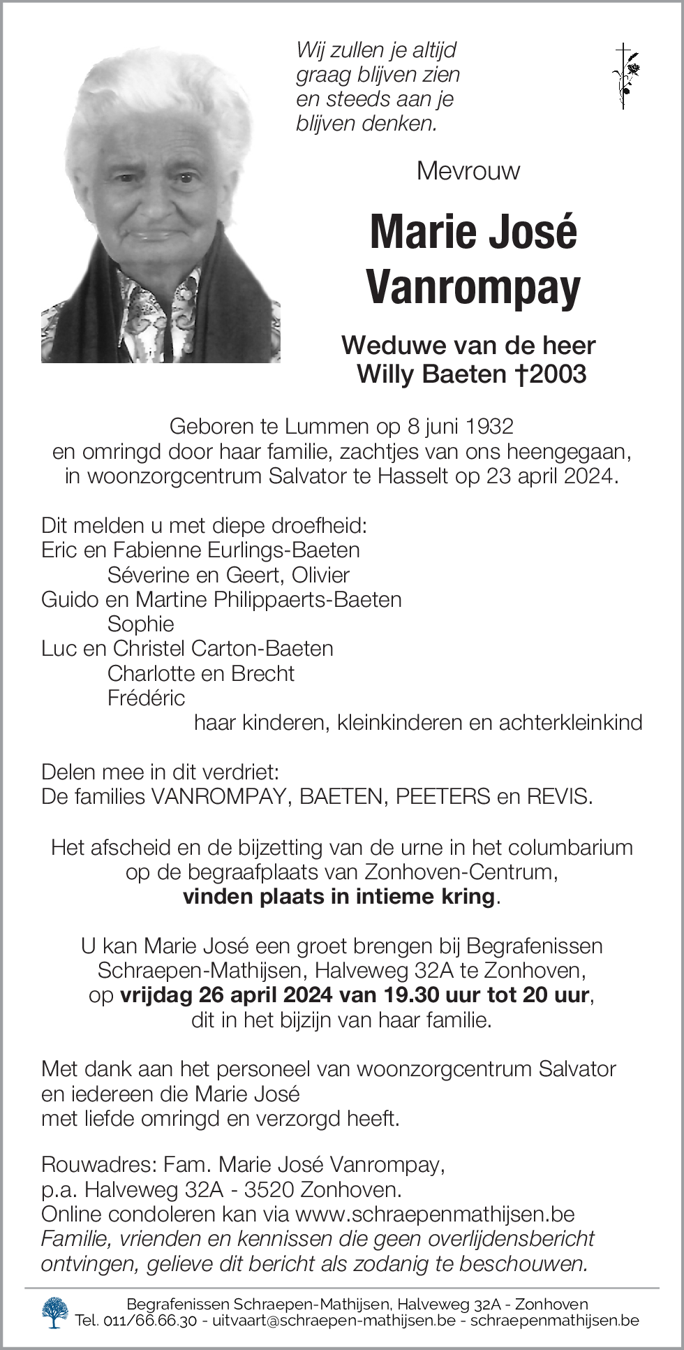 Marie José Vanrompay